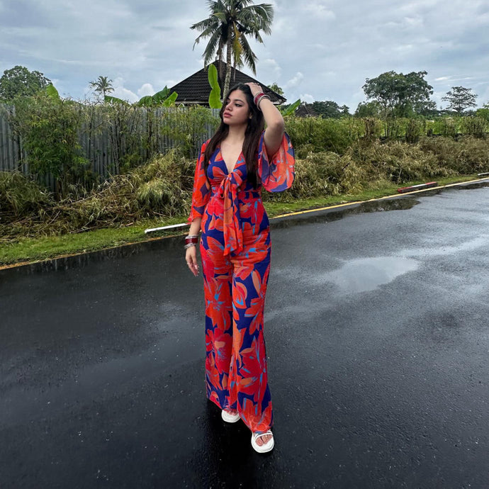 Tropicana Knotted Jumpsuit